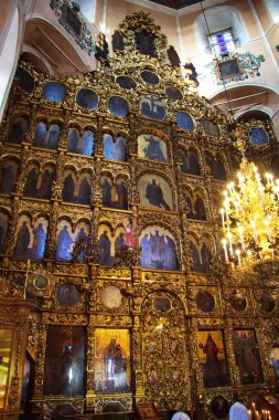 Tataristan 'da tarihi yürüyüş, Kazan yazın bulutlu gökyüzünün arka planına karşı.