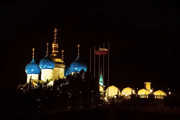 Passeggiata Storica Tatarstan Kazan Estate Sullo Sfondo Del Cielo Con — Foto Stock