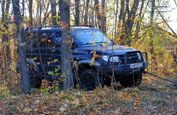 Тренування Позашляхових Аматорських Перегонів Приватних Автомобілях Швидкістю Бездоріжжі — стокове фото