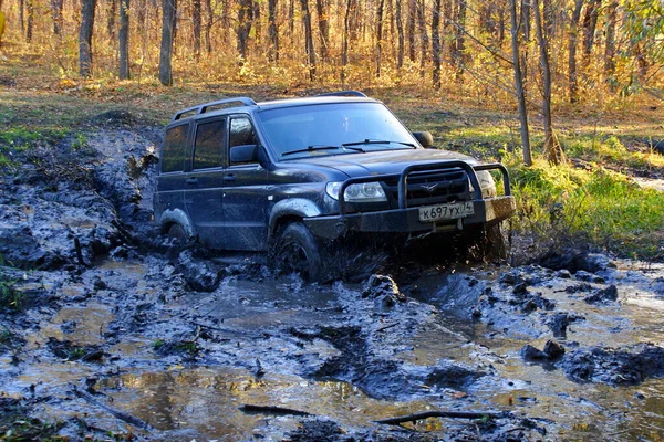 Utbildning Road Amatörtävlingar Privatbilar Hastighet Road — Stockfoto