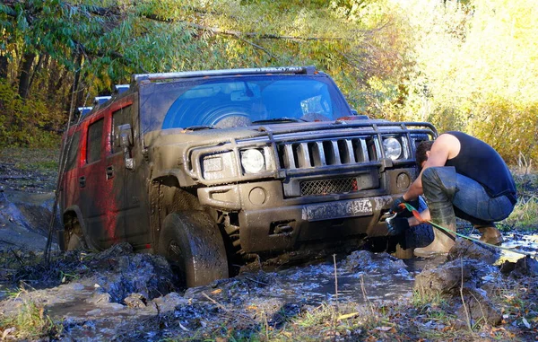 Entraînement Hors Route Courses Amateurs Sur Les Voitures Privées Vitesse — Photo