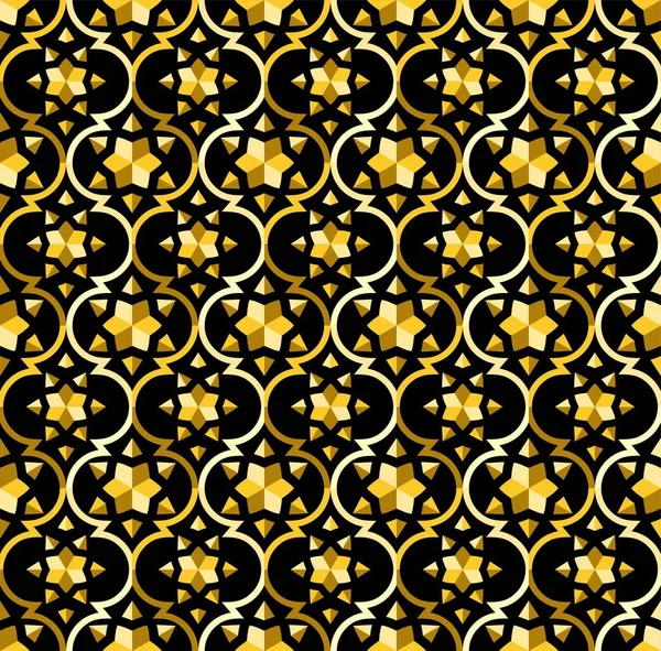 Исламская Бесшовная Модель Вектор Ислам Абстрактный Орнамент Дизайн Печати Ткани — стоковый вектор