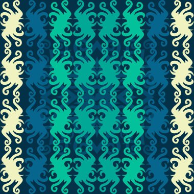 Etnik kalıbın kusursuz bir örneği. Kumaş motif tasarımı. Vektör tasarımı ilham. Moda ya da kumaş için yaratıcı tekstil. batik kavramı.