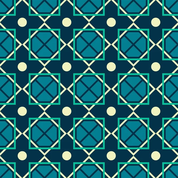 Islamisch Nahtloses Muster Vektor Des Islamischen Abstrakten Ornamentdesigns Für Print — Stockvektor
