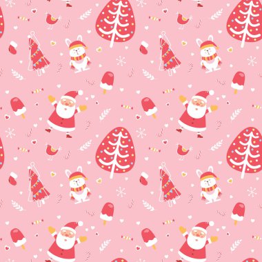 Sevimli Mutlu Noeller ve kusursuz yeni yıllar. Mükemmel tasarım elementleri.