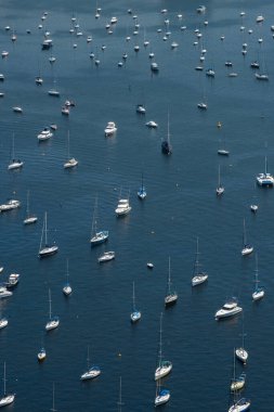 Marina da Gloria 'nın Rio de Janeiro, Brezilya' daki hava manzarası