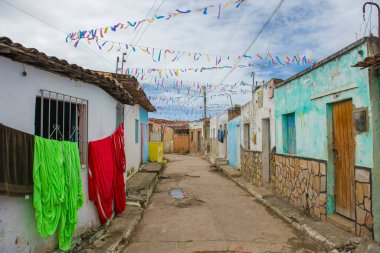Penedo, Alagoas, Brezilya - 4 Temmuz 2016: Sömürge şehri Penedo, Kuzey Brezilya