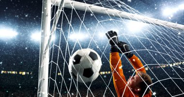 Kaleci yağıyor iken bir profesyonel futbol stadyumu bir hedefe kurtarmak çalışır. Stadyum ve kalabalık 3d yapılır.