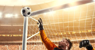 Kaleci güneşin doğduğunu iken bir profesyonel futbol stadyumu bir hedefe kurtarmak çalışır. Stadyum ve kalabalık 3d yapılır.
