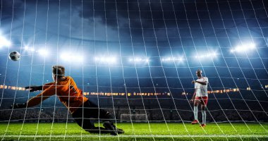 Profesyonel Stadyumu futbol oyun andan