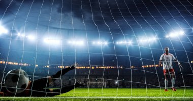 Profesyonel Stadyumu futbol oyun andan