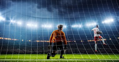 Profesyonel Stadyumu futbol oyun andan