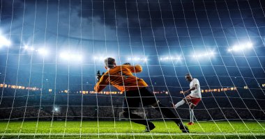 Profesyonel Stadyumu futbol oyun andan