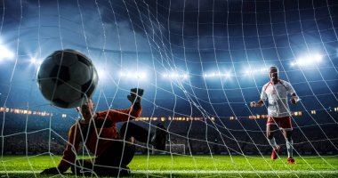 Profesyonel Stadyumu futbol oyun andan