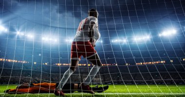 Profesyonel Stadyumu futbol oyun andan