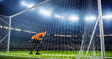 Profesyonel Stadyumu futbol oyun andan