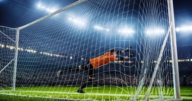 Profesyonel Stadyumu futbol oyun andan