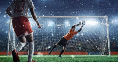 Profesyonel Stadyumu futbol oyun andan