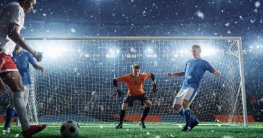 Profesyonel Stadyumu futbol oyun andan