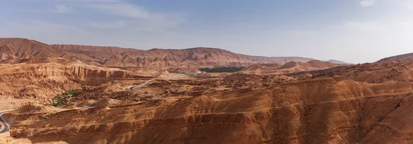 Вид Атласские Горы Тунисе Фоне Голубого Неба — стоковое фото