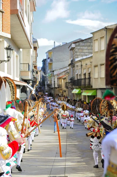 Verin Spanje Februari 2018 Carnaval Verin Galicie Spanje Één Van — Stockfoto