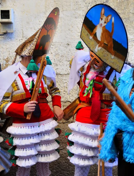 Verin Espanha Fevereiro 2018 Carnaval Verin Galiza Espanha Dos Mais — Fotografia de Stock