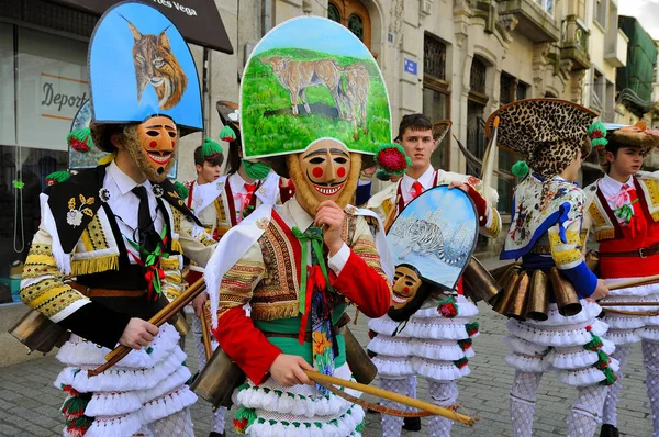 ベリンを スペインは 世界で最も古いの一つガリシア スペインのカーニバルはベリンを 2018 — ストック写真