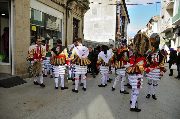 Verin Espagne Février 2018 Carnaval Verin Galice Espagne Une Des — Photo