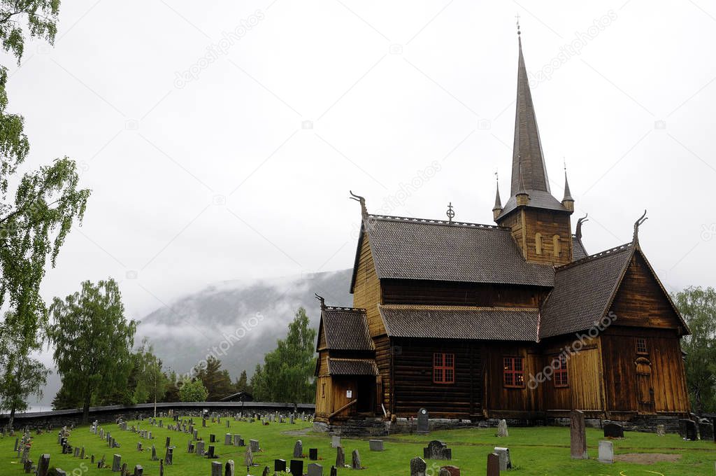 Borgund wooden church located in Norway were very common in northern Europe