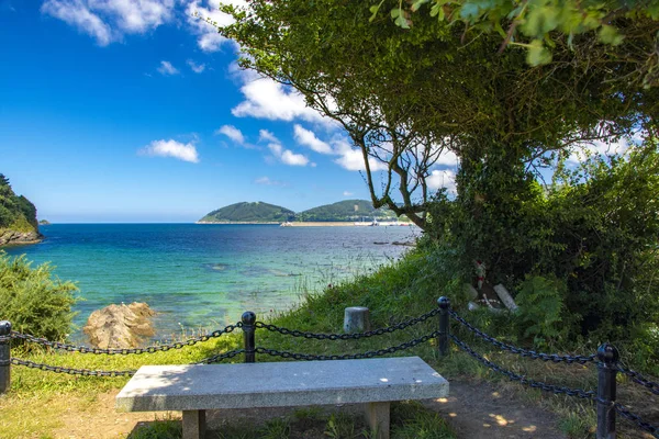 Covas Beach Located Ovas Municipality Viveiro Lugo Galicia Spain Royalty Free Stock Images