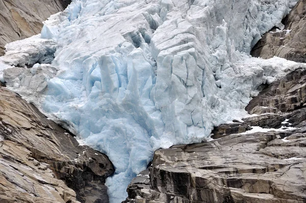 Idiomas Del Glaciar Jostedal Norway — Foto de Stock