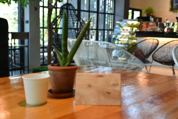 Cafetería Interior Ambiente — Foto de Stock