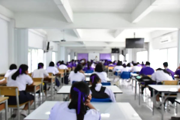 Verschwommener Hintergrund Von Großer Halle Und Klassenzimmer — Stockfoto