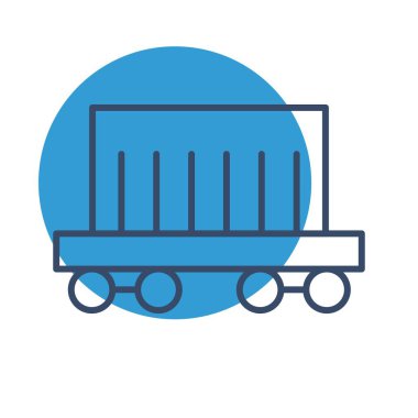 Depo simgesi soyut olarak izole edildi 