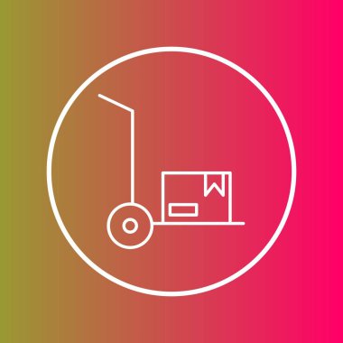 Depo simgesi soyut olarak izole edildi 