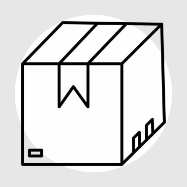 Depo simgesi soyut olarak izole edildi 