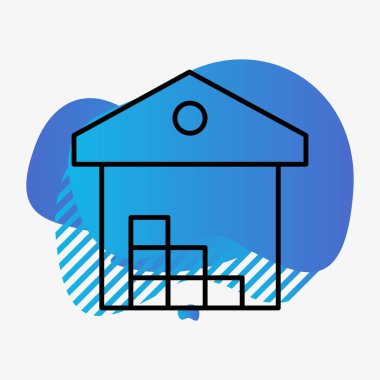 Kutu simgesi soyut olarak izole edildi