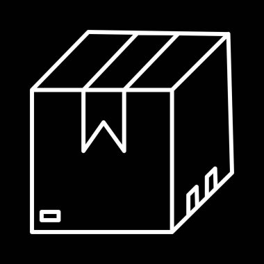 Kutu simgesi soyut olarak izole edildi