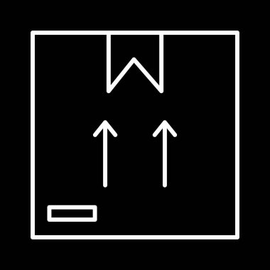 Kutu simgesi soyut olarak izole edildi