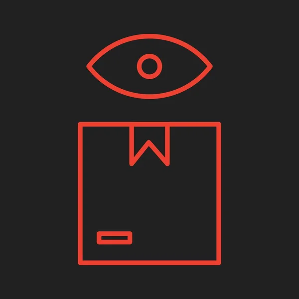 Warehouse icon isolated on abstract