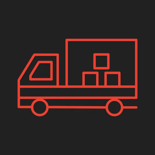 Warehouse icon isolated on abstract