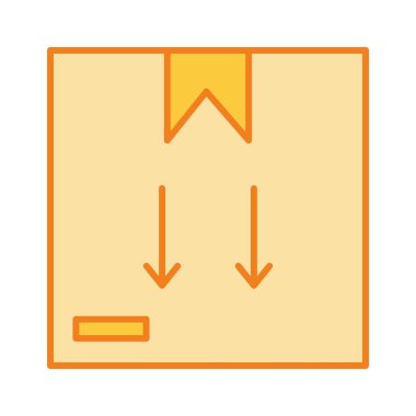 Taşıyıcı simgesi soyut olarak izole edildi 