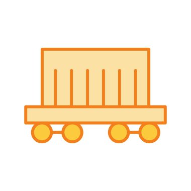 Taşıyıcı simgesi soyut olarak izole edildi 