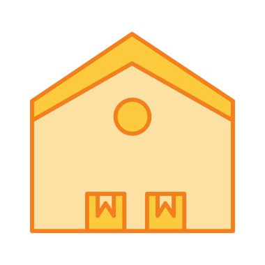 Taşıyıcı simgesi soyut olarak izole edildi 