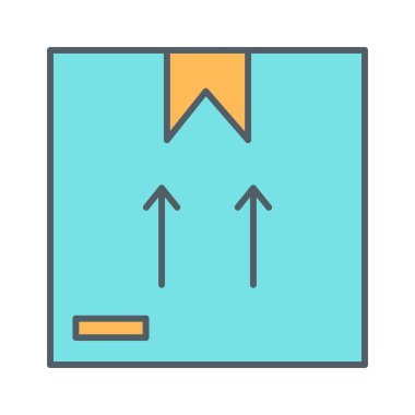 Taşıyıcı simgesi soyut olarak izole edildi 