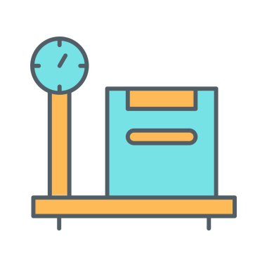 Taşıyıcı simgesi soyut olarak izole edildi 