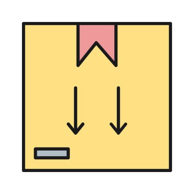 Taşıyıcı simgesi soyut olarak izole edildi 