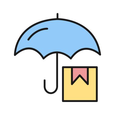 Taşıyıcı simgesi soyut olarak izole edildi 