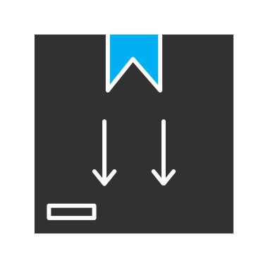 Taşıyıcı simgesi soyut olarak izole edildi 