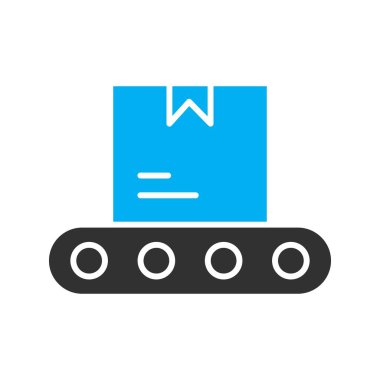 Taşıyıcı simgesi soyut olarak izole edildi 